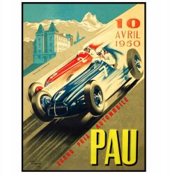  Grand Prix Poszter Vintage versenyautó A3 (Plakat Samochody Auta Wyścigi)