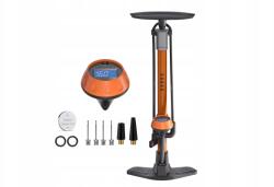  Gobko Kerékpár pumpa nyomásmérővel acél 160 psi (Pompka Rowerowa z Manometrem)