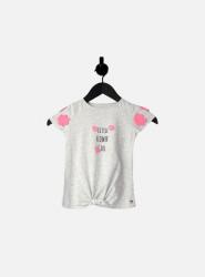 Tom Tailor Szürke Melírozott Virágos Póló, 4-5 éves (425795)