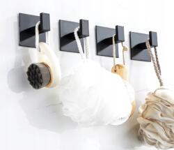  Naturzon | Stílusos fém öntapadós akasztó - 4 db készlet (DS11970354)