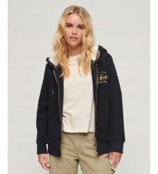 Superdry Fekete Bélelt Logós Pulóver (42) (594773)