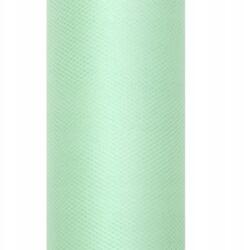 Party Deco Tekercses tüll Menta Zöld dekoratív hosszú 0, 15x9m (TIU15-103)