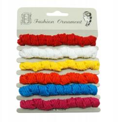  Színes hajgumik 6 db (0839 SA)