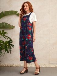 Emery Rose Vállpántos Overál, virágmintás, Size 34