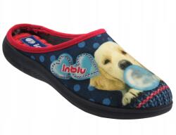 Inblu Női Papucs Inblu EC-93 Sötétkék Kutyussal Kényelmes Otthonra (EC000093.004)