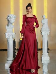 Shein LC77213 Shein Szatén Elegáns Maxi Ruha Ráncolással (35) L