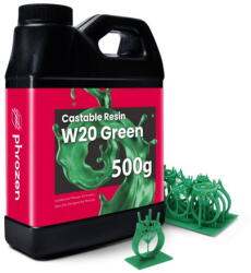 Phrozen Gyanta 3D nyomtatóhoz Phrozen Castable W20 Green 500g