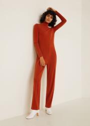 Mango Overál, téglavörös, hosszú ujjú, Size L, 95% poliészter, 5% elasztán (309064)