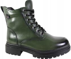 Potocki Női bokacsizma Potocki 25-19324 38- Méret zöld lapos talpú (25-19324)