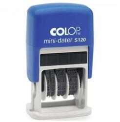 Colop Dátumbélyegző S120 magyar nyelvű, év számmal- hónap betűvel-nap számmal mini Colop (MEN-OR-COLOPS120M)