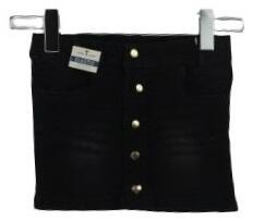 Tom Tailor Farmer Szoknya, Size 4L, fekete, pamut, lány (379966)