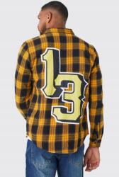 Boohoo FC35205 Boohoo Tall Kockás Mintás Hosszú Ujjú Ingtunika M-es Méret