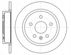 Roadhouse 61279.00 Féktárcsa (1db)
