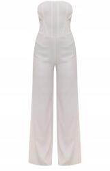 Prettylittlething Fehér Overál Fűző Hosszú Széles Szár Sima Prettylittlething 38