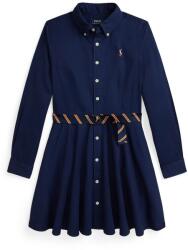 Ralph Lauren gyerek pamutruha sötétkék, mini, harang alakú, 313950629001 - sötétkék 144-147