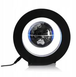  Lebegő földgömb Led háttérvilágítással, fekete