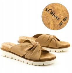 s. Oliver Női flip-flop papucs S. oliver bebújós barna divatos kényelmes r 37 (5-27200-28 341)