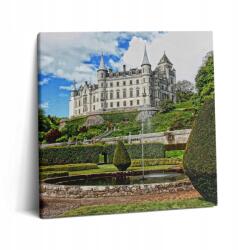 Wallfluent Vászonkép Hobbi Kastély Kerttel Skóciában 60x60 cm (010030010270000075641)