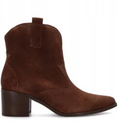 Kotyl Szarvasbőr cowboycsizma Kotyl 4735 Csokoládé 37 (KOTYL 4735 BRĄZOWY WELUR)