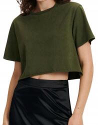 Reserved CC34102 Rövid Ujjú Pamut Póló Khaki Színben S