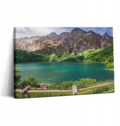 Wallfluent Vászonkép Könnyű összeszerelés a vendégszobába Tó Tájkép Hegyek (010030010150000007665)