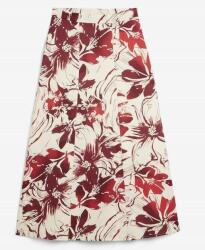 Bonprix Virágmintás szatén szoknya, Size 40