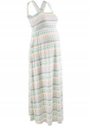 Bonprix Kismama Maxi Ruha, fehér, Size 36/38