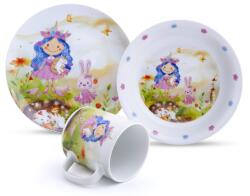  Gyerek étkezőgarnitúra Princess (mély és sekély tányér bögre) (2490)
