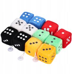 Plüss Kockák Autóba Tükörre Akasztható Tapadókoronggal 12 Db