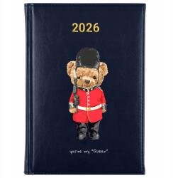 FunnyCase Könyvnaptár 2026 Youre My Queen Sötétkék Tervező Ajándék Minták (Kalendarz Granatowy YOURE MY QUEEN)