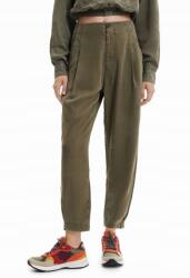 Desigual Egyenes Szárú Khaki Nadrág (xs) (22WWPW15_4092)