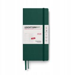 Leuchtturm1917 heti naptár Wallet, Forest green, 2026 (372878)