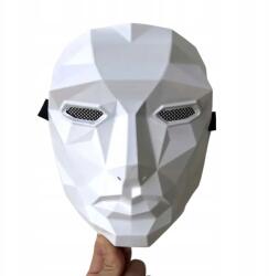  Maszk Squid Game Vezető Mester Játékok Jelmez Gonggi Jelmez Játék Mester (Maska Squid Game Lider Mistrz Gry Biała Boss)