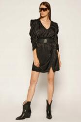 GUESS Fekete Ruha, Pollo Mintás, Övvel (40-es méret) (372726)