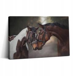 Wallfluent Vászonkép Grafika A dolgozószobába Ló portré az erdőben 30x20 cm (010030010150000075340)