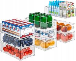 Hűtőszekrényben Tárolható Rendszerezők 9 Db (3 Méret) (6918653208718)