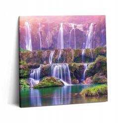 Wallfluent Vászonkép Canvas Fa kerettel Irodai vízesés Jiulong Kínában (010030010270000075255)