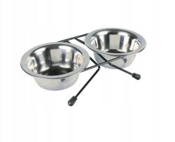 TRIXIE Állvány Tálakkal 2x1.8l, rozsdamentes acél, 2 db (24833)