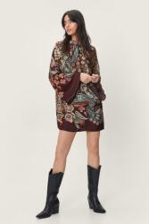 Nasty Gal Barna Ruha Mini Hosszú Ujjú (32) (473260)