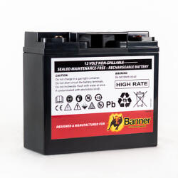 Banner PB12 INDTÁSRÁSEGÍTŐBE AKKUMULÁTOR 12 V 23 Ah 900A (1220001904)