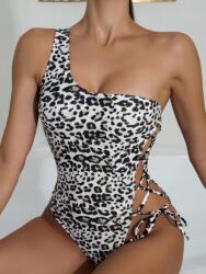 Shein LC24311 Shein Fürdőruha Monokini Állatmintás Egyvállas (39) M