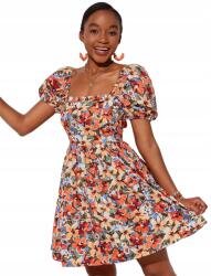 Shein Tini Ruha Virágos Masnival Hátul 16Y __170-176