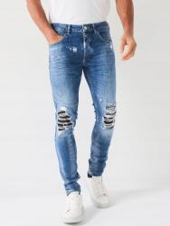  Alessandro Zavetti Kék Csőszárú Farmernadrág (30) (596946)