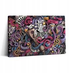 Wallfluent Vászonkép Canvas Irodába Fa Keret Zene Hangszerek 30x20 cm (010030010150000074930)