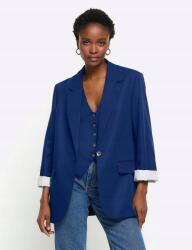 River Island Sötétkék Gombos Blézer (38) (558960)