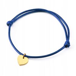 Betlewski női karkötő acél szív medál karkötő univerzális (BBH-G GRANATOWY)