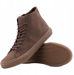 Ombre Férfi magasszárú kényelmes cipő barna elegáns OM-FOTH-0187 V4 r 43 (160786)