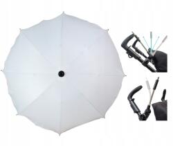 Skyline Babakocsi napernyő, fehér, kerek, napvédő, 75 cm, UV50 szűrővel (PO00064)