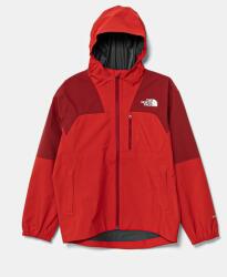 The North Face gyerek dzseki TEEN HIKE PACKABLE SHELL - piros 133/141