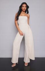 Prettylittlething Bézs Testhezálló Overál Hosszú Szárú Sima Prettylittlething 34